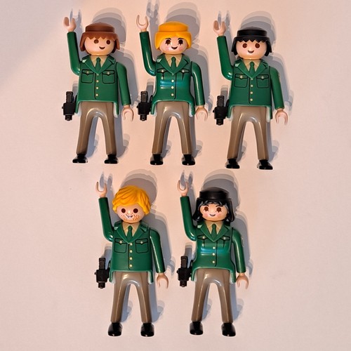 Playmobil 5x polezei - playmobil,