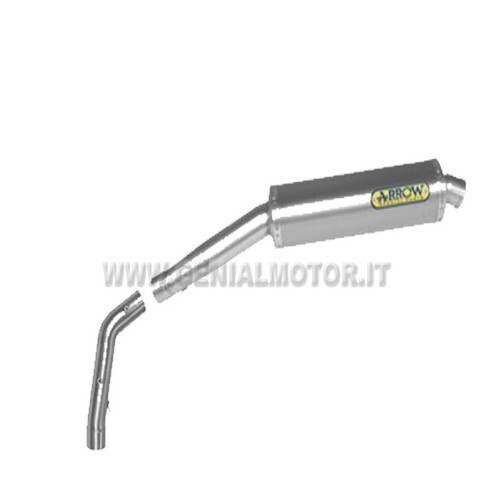 Auspuff link arrow - +, r.