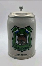 Bierkrug mit Zinndeckel/Motiv: Wappen 5./PzAufklBtl10