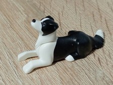 PLAYMOBIL FIGUR HUND BORDER COLLIE HUNDE BAUERNHOF BAUER SCHÄFER JÄGER