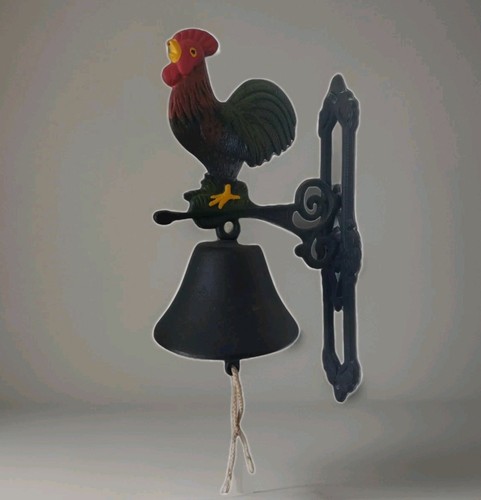 Glocke mit hahn schmiede - glocke, hahn,