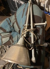 Industrie Lampe DDR VEB Kahla Gelenklampe Ostalgie Maschinenlampe Original Rar !