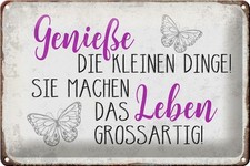 mrdeco Metall Schild 20x30cm