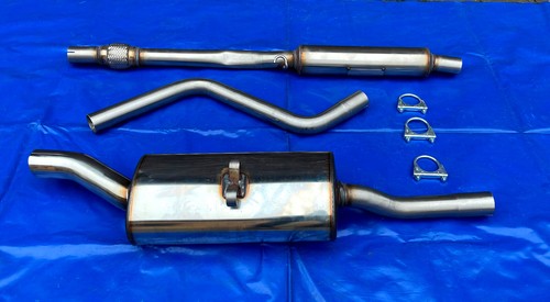 Edelstahl auspuffanlage - edelstahl, vw