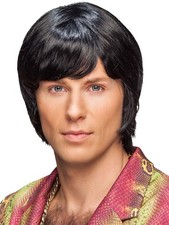 Perücke Herren schwarz