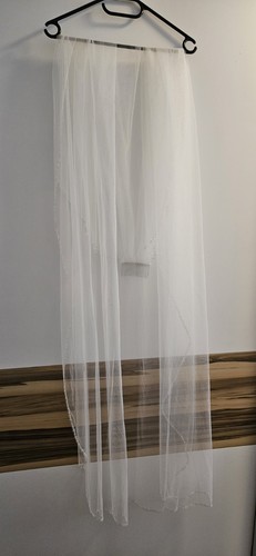 Brautschleier mit kamm ivory - mit,
