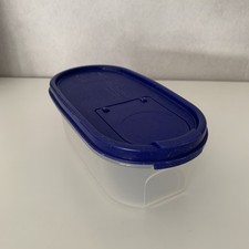 TUPPERWARE Eidgenosse 500 ml Vorratsbehälter mit Schüttklappe blau oval 1611 