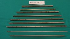 Konvolut 9 x Präzisionswelle verschiedene Durchmesser und Längen Stahl Metall