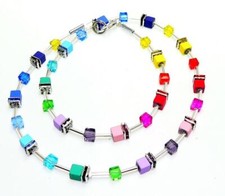 Halskette Collier Würfel