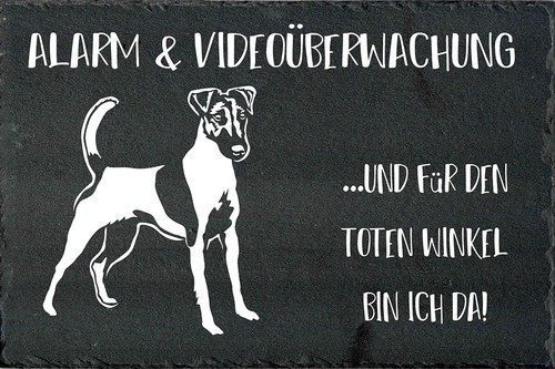 Foxterrier hundewarnschild - foxterrier,