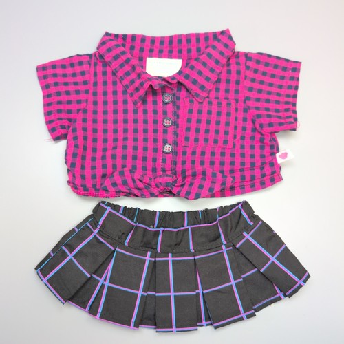 Build bear pink check - check, shirt