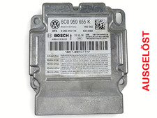 Skoda Rapid Steuergerät Airbagsteuergerät 0285013115 6C0959655K