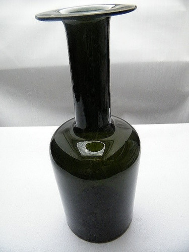 Holmegaard vase oliv grün - vase,