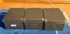 4 x Ikea Fjälla Aufbewahrungsboxen grau
