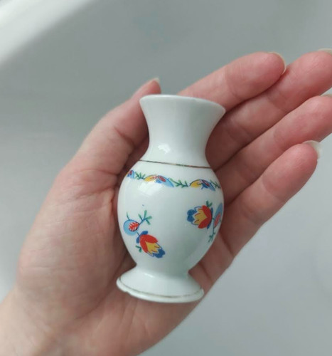 Kleine vase porzellan weiß - vase,