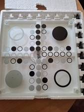 Glasspiel " Mensch ärgere dich nicht " unbespielt ! inklusive aller Figuren 