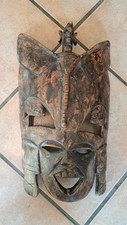 Wanddeko Maske Afrika 38cm  Holz Kenia Kenya Wandschmuck Holzmaske