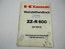 Kawasaki ZZ-R ZZR 600 ZX 600 E1 500 D1 Werkstatthandbuch Reparaturanleitung Ergä