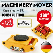 Panzerrollen 6T Transportfahrwerk Transportrollen Industrieroller Roller Neu DE