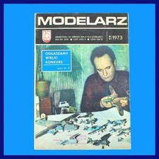 Modelarz 2-1973 | Bauplan Flugzeug Gummiantrieb F1B | Polnische Zeitschrift DDR