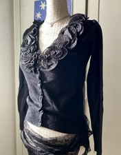 Schwarze vintage romantische - schwarze,