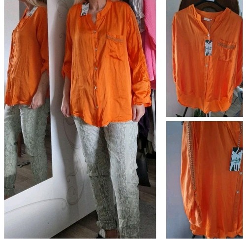 Damen seiden bluse tunika - ,