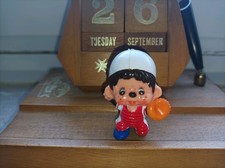 Sekuguchi Monchichi Figur, 1979, Fänger, Catcher, 5,5cm