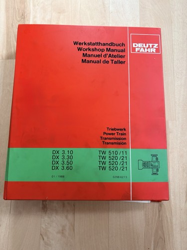 Werkstatthandbuch deutz - 🌟,
