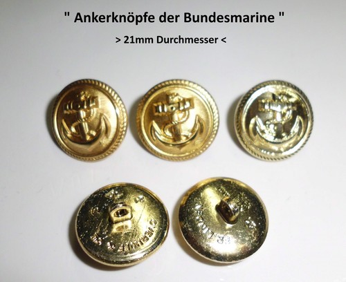 Stück ankerknöpfe 21mm - ", 5