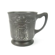 Kayserzinn Tasse 4793 Jugendstil Karl Berghof Entwurf ca. 1905 Rosengirlanden