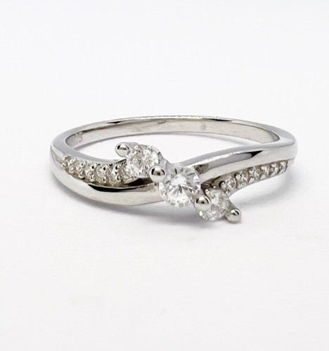 Funkelnder trio ring echt 925 - funkelnder,