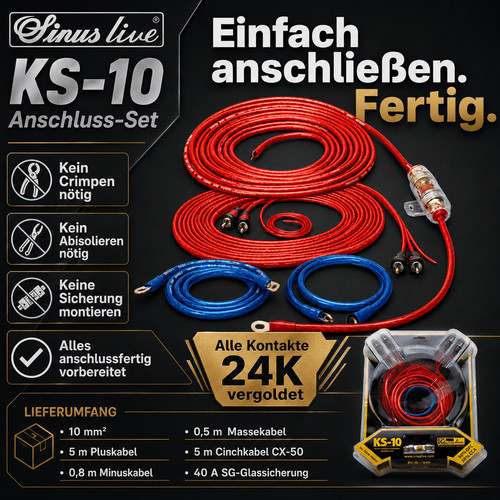 Sinuslive10mm car hifi - , car-hifi