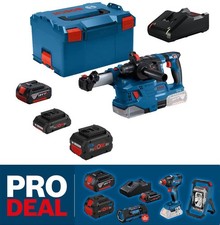 Bosch Akku-Bohrhammer GBH 18V-22 Absaugung GDE 18V-12 mit / ohne Akku /Ladegerät