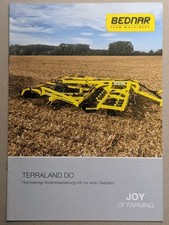 BEDNAR TERRALAND DO Tiefenlockerer Prospekt Traktor Bulldog Schlepper