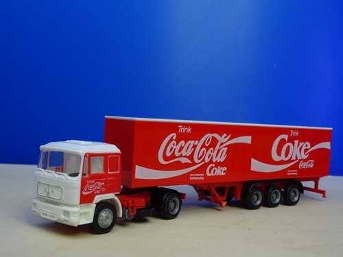 Herpa lkw man coca - 1:87, cola
