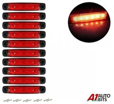 10X 24V 6 LED Rot