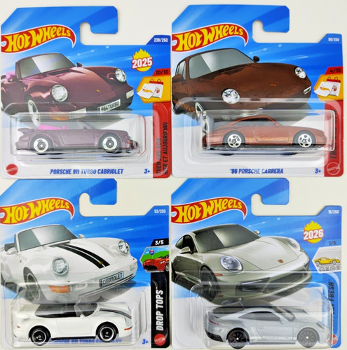 Hot wheels porsche 911 - 4x,