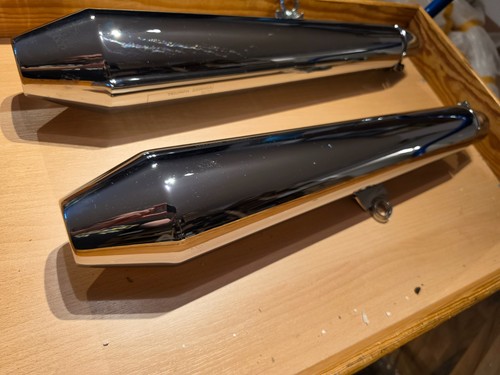 Auspuff links rechts - auspuff, triumph