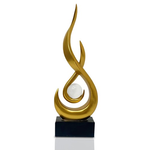 Flamme skulptur wohnzimmer - flamme,