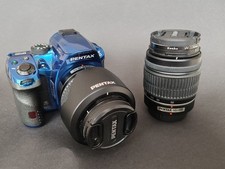 Pentax K-30 blau-metallic mit 2 Objektiven – gepflegt, funktioniert.