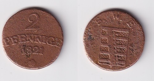 Pfennig kupfer münze - 2,