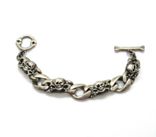 MEGA Rocker Armband 925 Silber