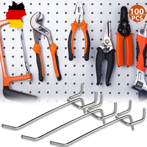 100er set lochwandhaken metall - 100er,