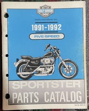 Harley Davidson 1991-1992 SPORTSTER 5-speed Models PARTS CATALOG Part No. 99451