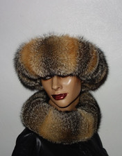 Fuchs Pelz Stirnband Echtfell