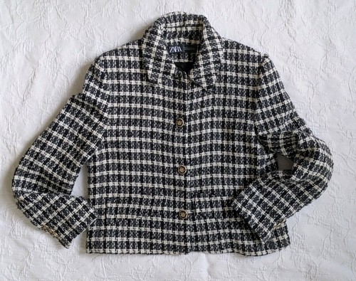 Zara tweed blazer kurzjacke - blazer,