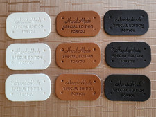 *Nähen DIY* 9 PU-Leder Label