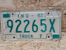 NUMMERNSCHILD USA INDIANA 1972