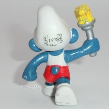 •••traxx38••• : Fackelträger Schlumpf 1978 - 2.0030 ••Jubelschlümpfe 1985••RAR!