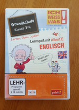 CD-R Lernspiel für PC Computer Lernspaß mit Albert E. - Englisch, 3. + 4. Klasse